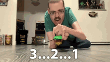 Ricky Berwick Playing Beyblade GIF