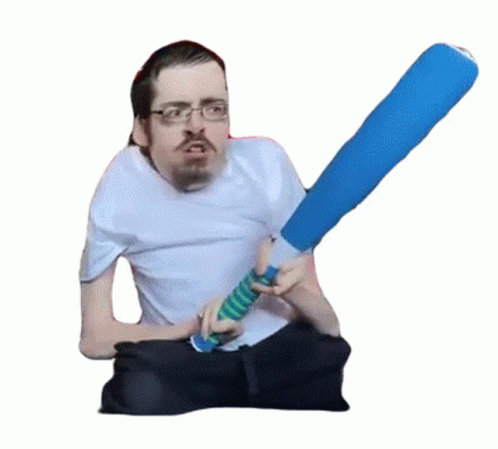 Ricky Berwick's Baseball Bat GIF
