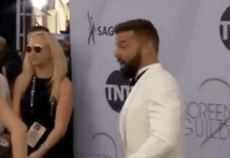 Ricky Martin Lady Gaga Sag GIF