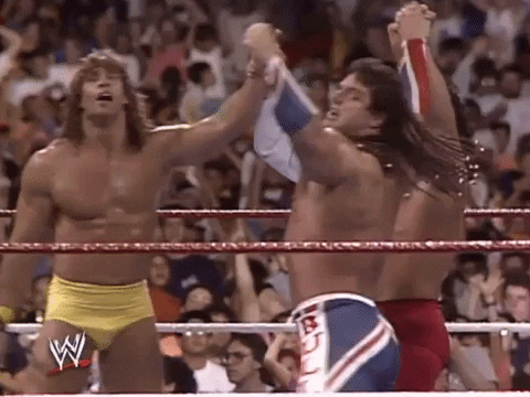 Ricky Steamboat Roaring Like A Fire Tornado GIF