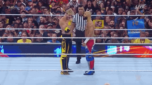 Ricochet Versus Logan Paul Wwe GIF