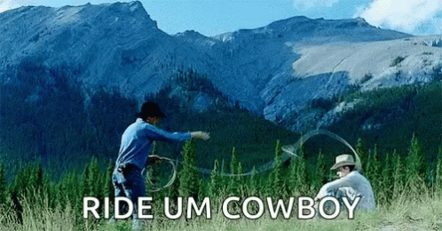 Ride Um Cowboy Brokeback Mountain GIF