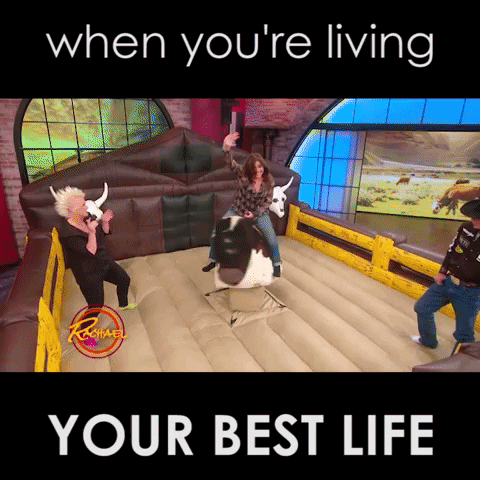 Riding For Best Life Funny Falling GIF