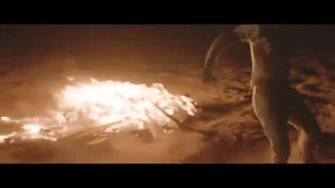 Riding On The Beach Bonfire GIF