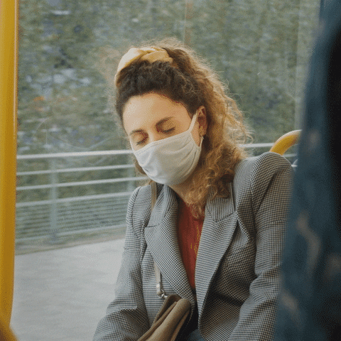 Riding Woman Falling Asleep GIF