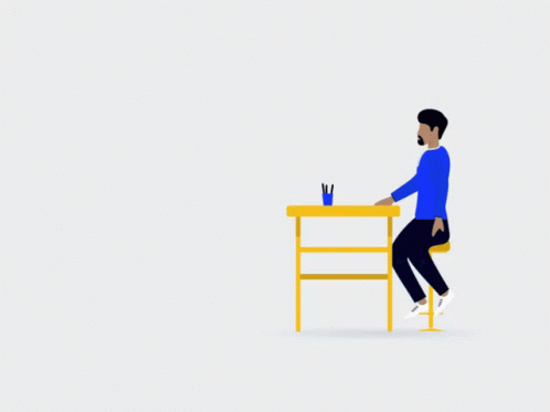 Rigged Work Interview GIF