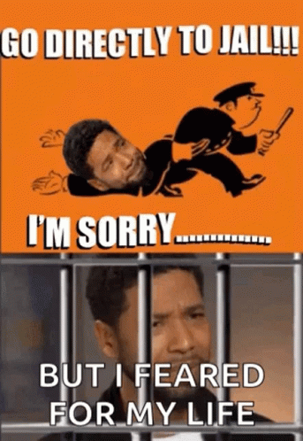 Right To Jail But I Feared For My Life GIF