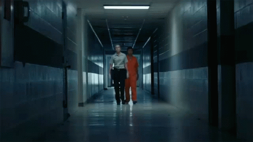 Right To Jail Walking Prisoner GIF