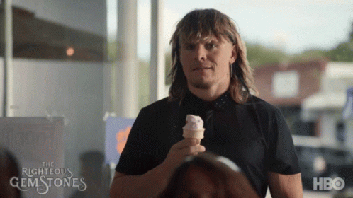 Righteous Gemstones Cavalero Ice Cream GIF