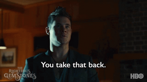Iconic Adam Righteous Gemstones Take That Back GIF