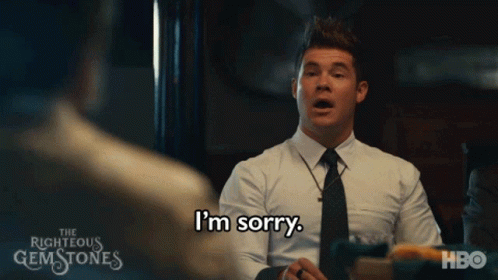 Righteous Gemstones Adam Devine Im Sorry GIF
