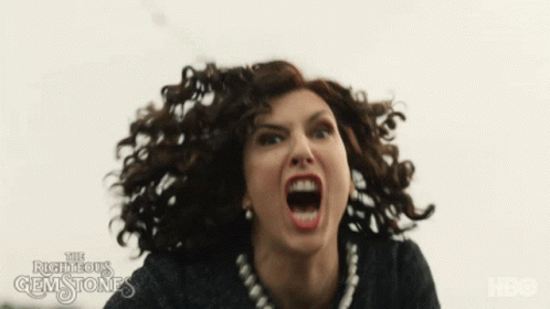 Righteous Gemstones Edi Run Shouting GIF