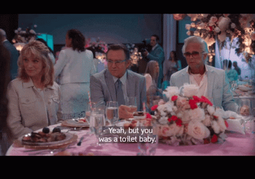 Righteous Gemstones Iconic Toilet Baby GIF