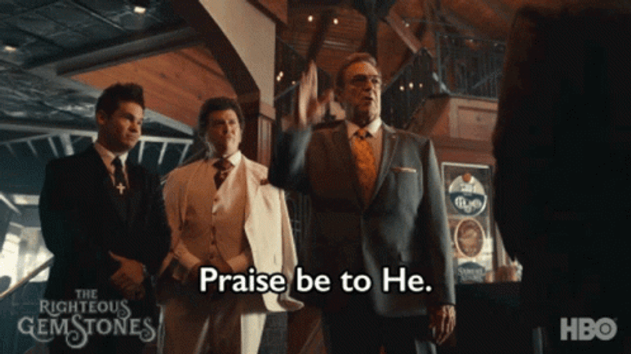 Righteous Gemstones Danny McBride Raising Praise He GIF