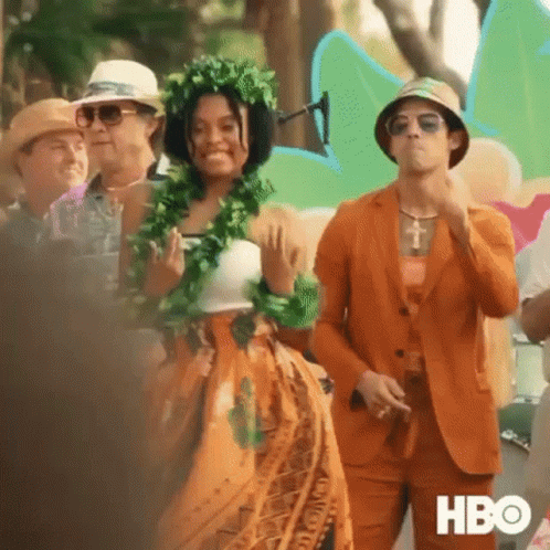 Righteous Gemstones Joe Jonas Hawaiian Dancing GIF
