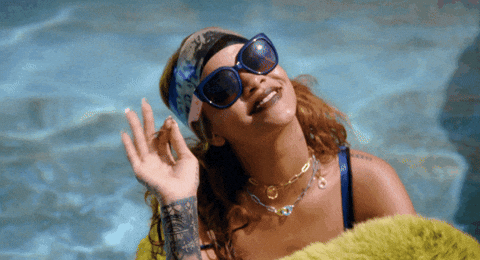 Rihanna Better Have My Money In The Pool GIF