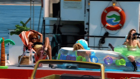 Rihanna Better Have My Money On A Cruise GIF