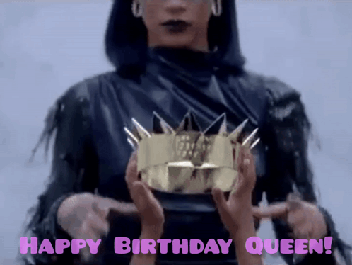 Rihanna Birthday Queen GIF