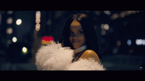 Rihanna Cute Giggling GIF