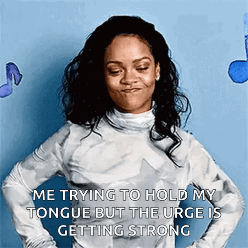 Rihanna Hold Laugh GIF
