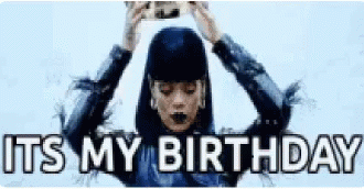 Rihanna It's My Birthday GIF