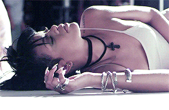 Rihanna Laying Down Nail GIF