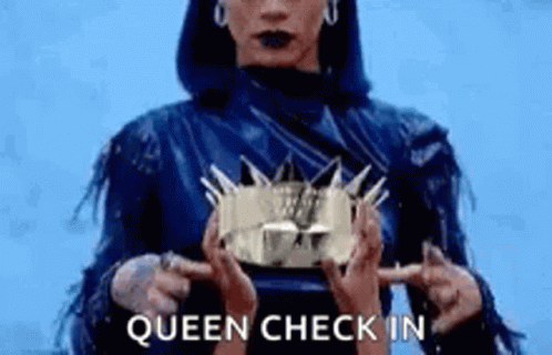 Rihanna Queen Check In Crown GIF