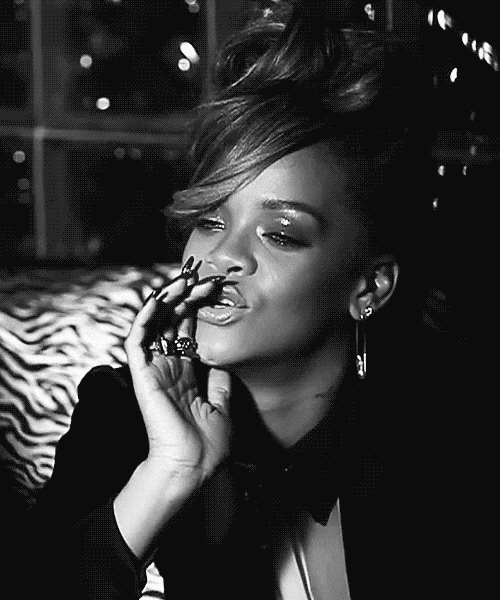 Rihanna Shh Shut Up Baby I Know It GIF
