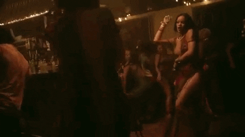 Rihanna Work Music Video Dance Battling GIF