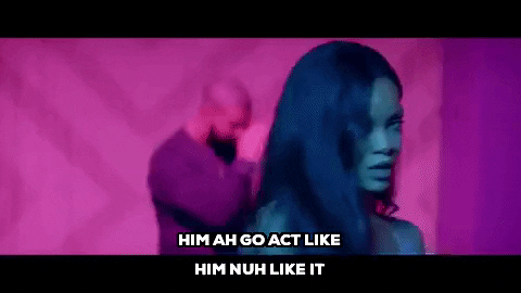 Rihanna Work Music Video Fiery Singing GIF