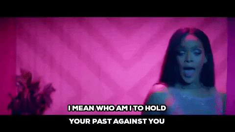 Rihanna Work Music Video Passionately Singing GIF