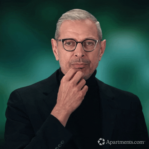 Riiight Jeff Goldblum Contemplating GIF