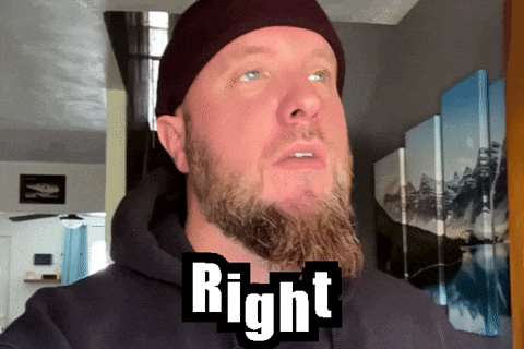 Riiight Mike Hitt Sarcastic Nod GIF
