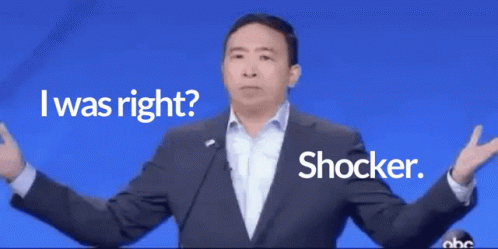 Riiiight Andrew Yang GIF