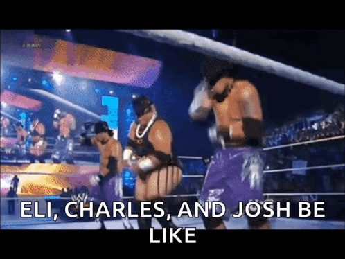 Rikishi And Uso Brothers Doing Too Cool Dance GIF