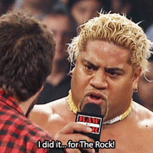 Rikishi I Did It For The Rock GIF