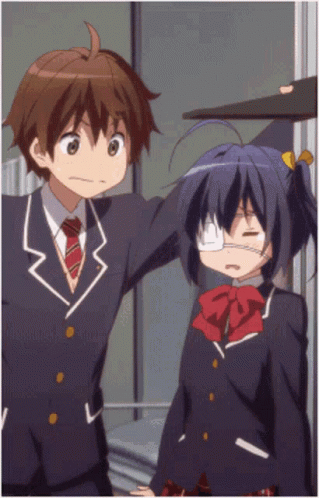 Rikka's Head Was Hurt GIF