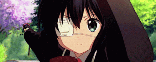 Rikka's Incredible Eye Power GIF