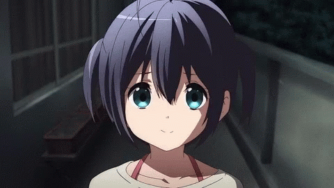 Rikka Takanashi Head Pat GIF