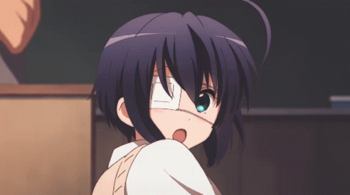 Rikka Takanashi Peace Pose GIF