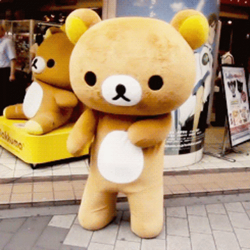 Rilakkuma Mascot Pose GIF