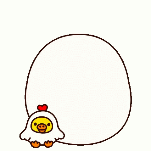 Rilakkuma On Egg Hello GIF
