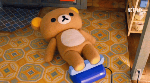 Rilakkuma Work Out Exercise GIF
