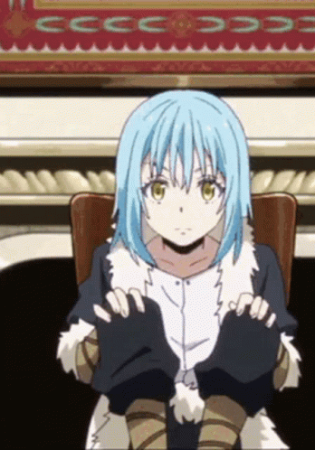 Rimuru Tempest Sitting On Chair GIF
