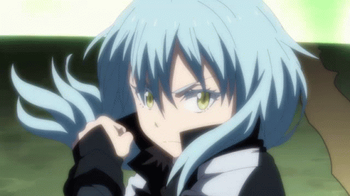 Rimuru Throwing Dark Power GIF