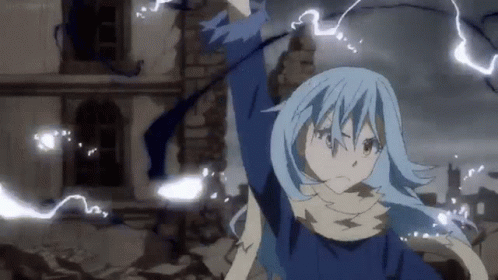 Rimuru Tempest Releasing Powerful Energy GIF