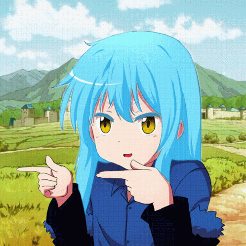 Rimuru Tempest Playful Finger Dance GIF