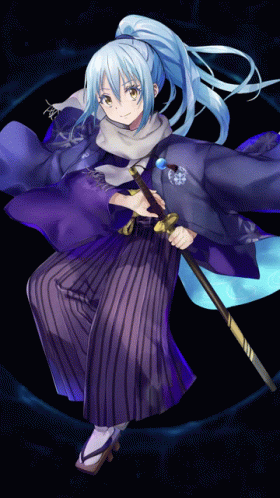 Rimuru Tempest Wielding Sword GIF
