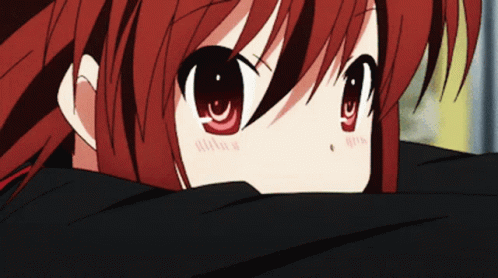 Rin Natsume Flustered Little Busters Anime GIF