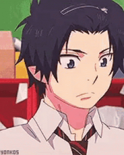 Annoyed Rin Okumura GIF